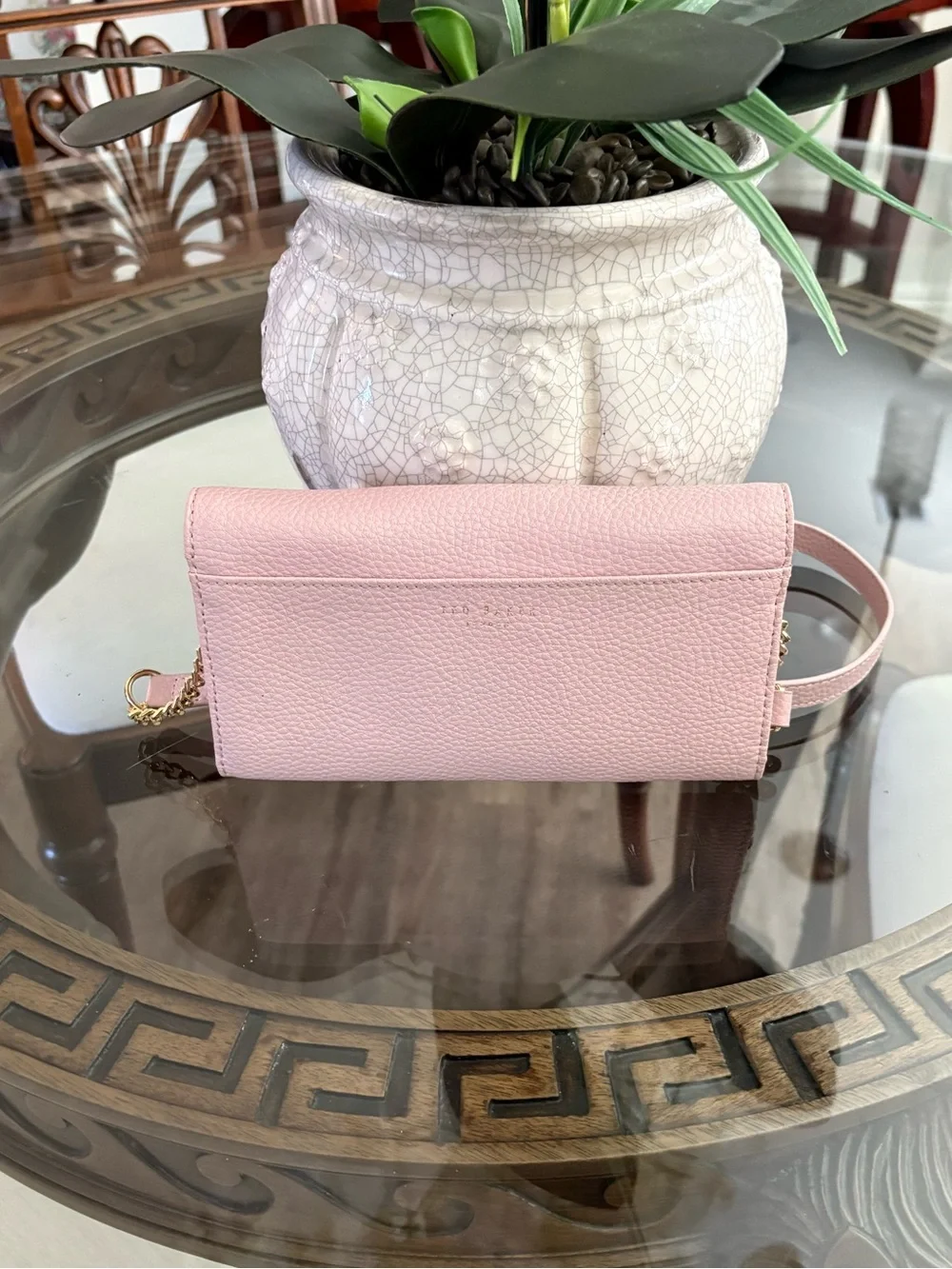 🩷🩷TED BAKER SHAZDER PEBBLED LEATHER WALLET/CLUTCH CROSSBODY BAG!🩷🩷